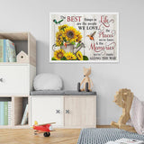 Sunflower Diamond Painting Kits for Adults - Inspirational Diamond Art Kits for Adults Beginner, DIY Full Drill Diamond Dots Paintings with Diamonds 5D Gem Art and Crafts for Adults Home Wall Decor HOIYLDS