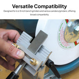 Generic Sharpening Jig Sharpening Tool Rest Jig Metal Stand Home Work Wood Turning Tools for 6 inch or 8 inch Bench Grinder Sanders Generic