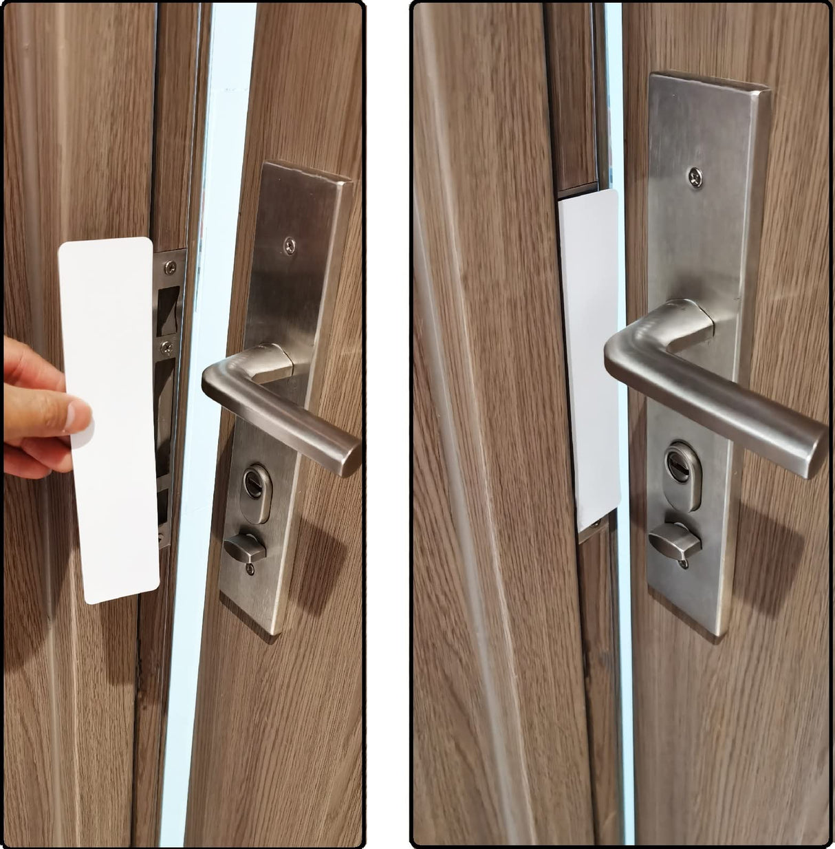 6 Pack Magnetic Lockdown Strips for Iron Door Frames High-Density Magnet Security Devices for School and Office Effective and Easy Solution for Emergency Lockdowns (White) YnFag