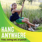 Swurfer Disco Tree Swing - Swing Sets for Backyard, Outdoor Swing, Swingset Outdoor for Kids, Easy Installation, Heavy Duty, Adjustable Climbing Rope, Weather Resistant, Up to 200lbs, Ages 6 and Up Swurfer