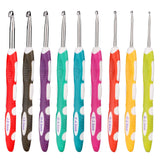 Ruidi TPR and ABS Handle Crochet Hook(9pcs) RUIDI