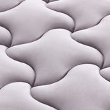 SLEEP ZONE Mattress Topper Twin, Cooling Mattress Pad, Quilted Fitted Mattress Cover, Machine Washable Mattress Protector, Soft Fluffy Down Alternative, Deep Pocket 8~21 inch (Grey, Twin) SLEEP ZONE