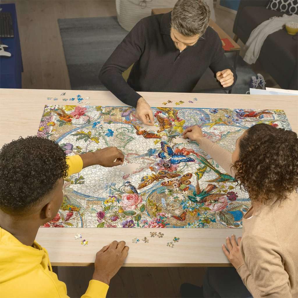 Ravensburger at MGL Map 3000 Piece Jigsaw Puzzle for Adults - Every Piece is Unique, Softclick Technology Means Pieces Fit Together Perfectly