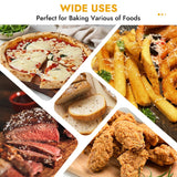 BYKITCHEN 11 x 9in Air Fryer Parchment Paper Sheet Liners Compatible with Breville Smart Oven Air Fryer Pro BOV900BSS/ Cuisinart Air Fryer Toaster Oven, Airfryer Toaster Oven Combo Accessories(120pcs) BYKITCHEN