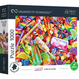 Trefl Color Splash: Lollies & Candies 1000 Piece Jigsaw Puzzle Prime 27"x19" Print, DIY Puzzle, Creative Fun, Classic Puzzle for Adults and Children from 12 Years Old Trefl