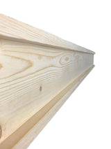 Rustic Mantle | Fireplace Mantel for Decor | Wood Mantel Shelf | Made in USA | Floating Shelf | Farmhouse Fireplace Surround | Long Shelf for Fireplace (Unfinished, 60 Inch) Strix Ind