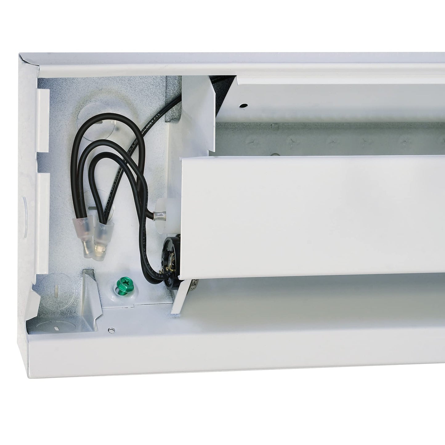 Cadet F Series 48" Electric Baseboard Heater (Model: 4F1000W, Part: 09954 ), 3415/2560 BTU, 240/208 Volt, 1000/750 Watt, White