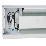 Cadet F Series 48" Electric Baseboard Heater (Model: 4F1000W, Part: 09954 ), 3415/2560 BTU, 240/208 Volt, 1000/750 Watt, White Cadet