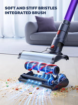 Cordless Vacuum Cleaner, 2 Batteries 110 Mins Runtime Vacuum Cleaners for Home, 40KPA 450W Stick Vacuum with Brushless Motor, Automatically Adjust Suction, Handheld Vacuum for Pet Hair/Carpet/Floor SMOTURE