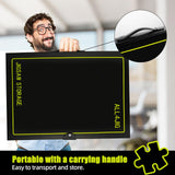 ALL4JIG Puzzle Storage Folder Keeper for Jigsaw Enthusiasts Puzzle Space-Saving Organizer Accessories for Adults Holds 20 Puzzles, HD Film Pockets ALL4JIG