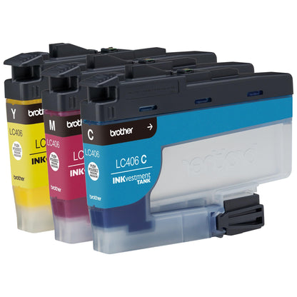 Brother LC4063PK 3 Pack of Standard Yield Cyan, Magenta and Yellow -Ink -Cartridges