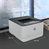 HP LaserJet Pro 3001dw Wireless Black & White Printer, Best-for-Office (3G65OF) HP