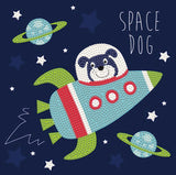 DIAMOND DOTZ Space Dog Dotz Box Animal Diamond Painting Kits for Adults - Diamond Art Kits a Relaxing Creative Craft Kit with Dotz Gems 8.7"x8.7" DIAMOND DOTZ