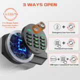 Safe, 8.0 Cu ft Extra Large Home Safe Box Fireproof Waterproof with Triple Door, Digital Safe with Deposit Slot, Key Hook & Adjustable Shelf, Money Safes with Backlit Keypad & Dual Alarm for Home Omethey