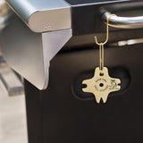 Sage Owl Bristle-Free Brass BBQ Grill Scraper – Safe Grill Cleaner for Outdoor Grills, Porcelain Grates, Smoker Accessories, Cooking Gadgets, and Barbecue Grilling Tools – Small Gifts for Dad The Sage Owl