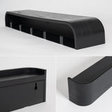 Kazai Wall-Mounted Coat Rack 'Toke' | Modern Design Coat Hanger with Hidden Wall Hooks | Solid Wood Veneer Panel | Oak, Black Kazai.