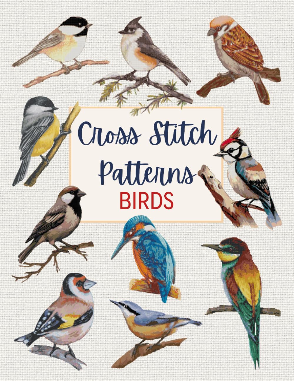 Cross Stitch Patterns: Birds (Cross Stitch Patterns - English Edition) WoodArtSupply
