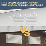 U-MAX 10x14 Shed, 14x10 Metal Outdoor Storage Shed, Large Outside Storage Garden Sheds & Outdoor Storage Clearance, Tool Shed Lockable for Backyard, Patio and Outside Use in White U-MAX