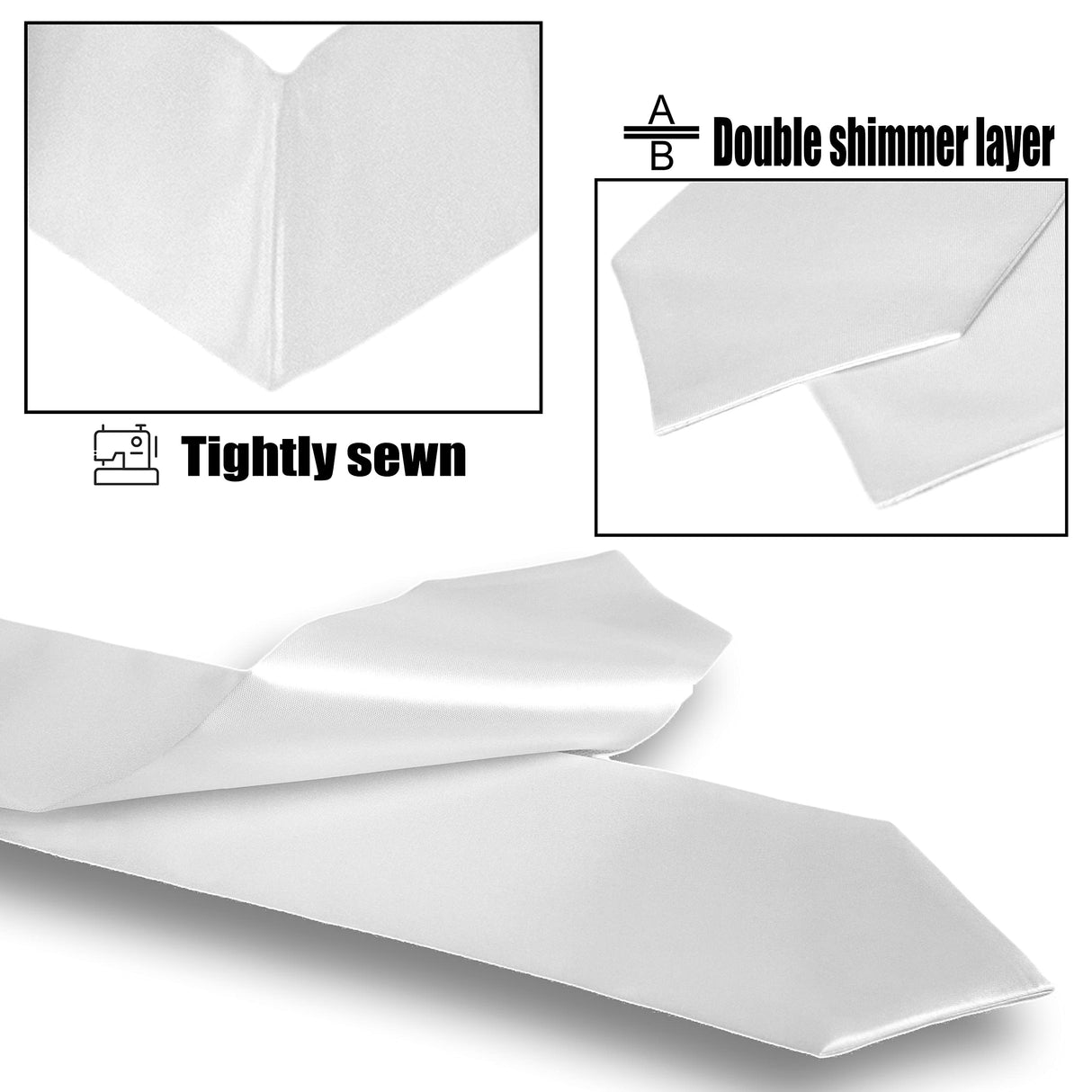 YIIOSS Graduation Stole Honor Stole Plain Sash 60" Long for Graduation Ceremony and Graduation Photos YIIOSS