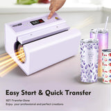 AKEYDIY Auto Tumbler Heat Press Machine 30OZ Mug Press Automatic Press & Release, Temp & Time Setting, Cup Transfer Machine for 11-30OZ Ceramic, Glass, w/Sublimation Papers, Heat Tape & Gloves AKEYDIY