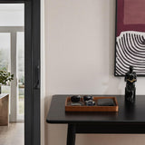 ProCase Wooden Valet Tray for Men, Wood Catch-All EDC Organizer, Nightstand, Entryway Bedside Dump Holder, for Wallets, Keys, Watches, Phones, Loose Change, Trinkets -DarkBrown ProCase