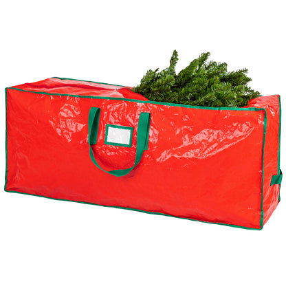 Handy Laundry, Christmas Tree Storage Bag - Stores 9 Foot Artificial Xmas Holiday Tree, Durable Waterproof Material, Zippered Bag, Carry Handles. Protects Against Dust, Insects and Moisture.