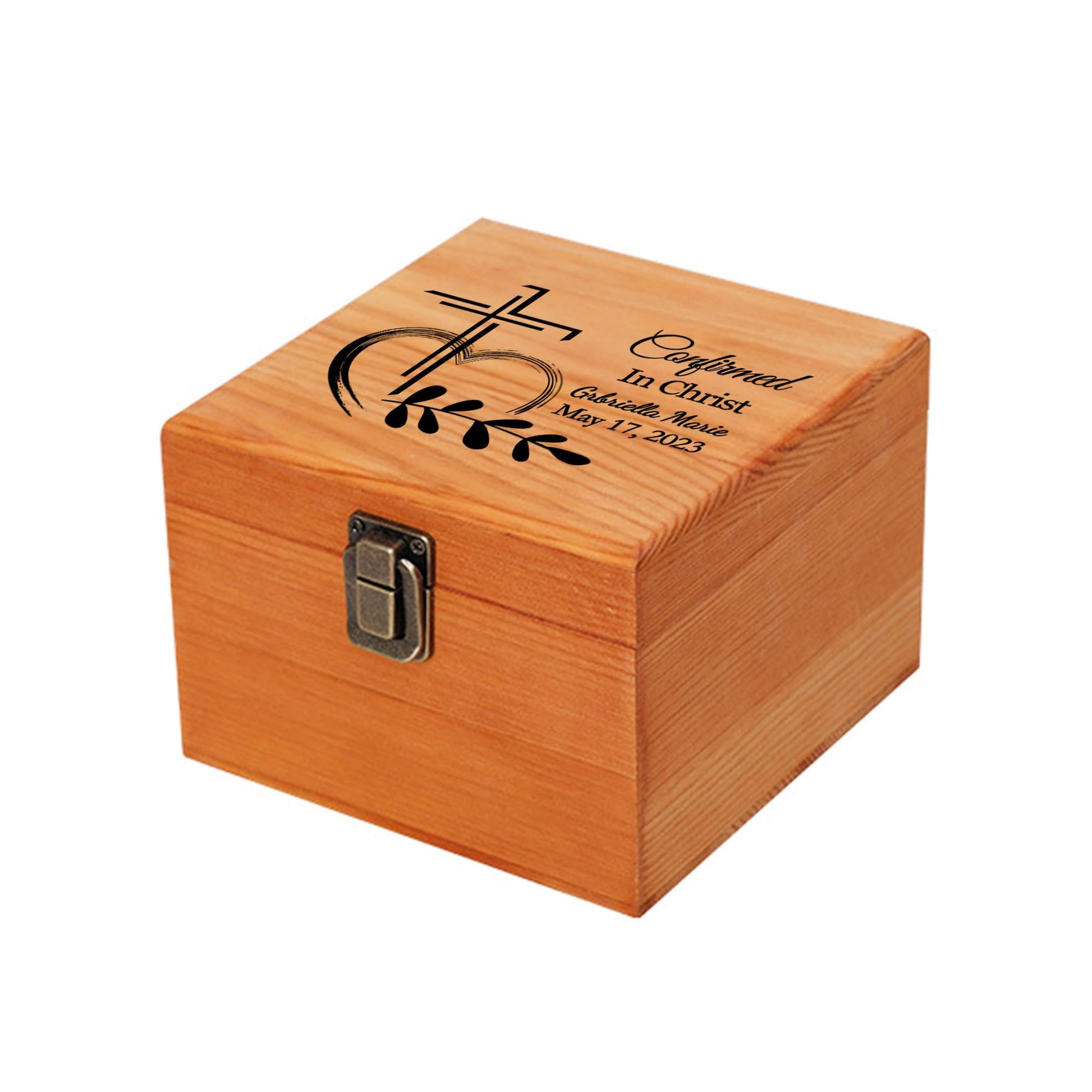 Confirmation Gifts for Teen Boys Girls Personalized Wooden Keepsake Box Custom Name Date Cross, Comfirmation Gifts for Teenage Boys Girls Customized Wood Memory Box with Lids Confirmation Kee - WoodArtSupply