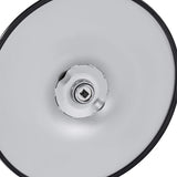 Topeakmart Height Adjustable Round Pub Table 360° Swivel Counter Bar Tables Bistro Tall Cocktail MDF Top, Grey Topeakmart