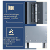 Greenvelly Metal Locker for School Office Gym Metal Storage Locker Cabinet for Employees Students Steel Locker Triple Tier with 3 Door Grey Greenvelly