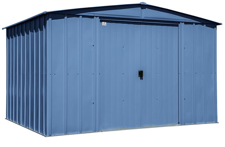Arrow Classic Steel Storage Shed, 10x8, Blue Grey Arrow