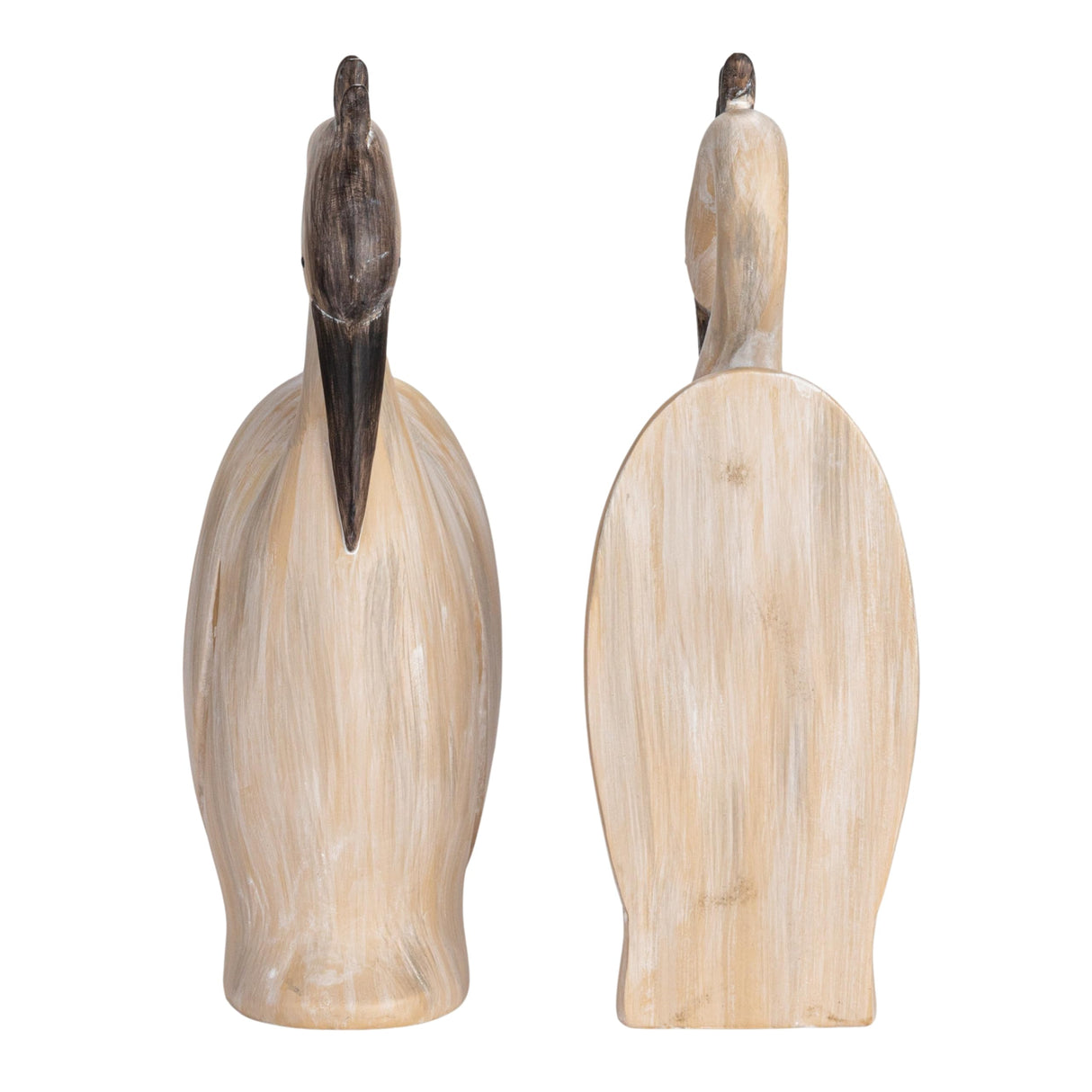 Creative Co-Op Resin Heron Bookends, Cream, Set of 2 Creative Co-Op