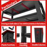 72" H Garage Shelving 5 Tier Shelving Unit, 3500Lbs Adjustable Metal Garage Storage Shelves Heavy Duty for Basement, Warehouse, Kitchen, Pantry (71.18'H X 35.43''W X 15.75''D) PRESTELION