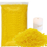 AHSNYLC Yellow Beeswax Pellets - Pure Beeswax Pastilles,Beeswax Beads Bulk,Beeswax Candle Making,Wax Pellets,Beeswax Wax Beads,Wax Bulk for DIY Making Candles,Skin Care,Soap Making Supplies (Yellow) AHSNYLC