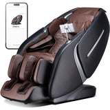 BOSSCARE 4D Massage Chair Full Body 2025 Zero Gravity SL Track Messager Recliner - Shiatsu Heat Massaging Chairs for Office Home - Heating Back Foot AI APP Body Scanning BOSSCARE