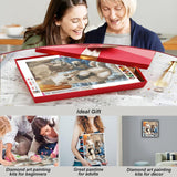 hill froeistung 5D Cat Diamond Art Painting Kits for Adults,Beginners,Cute Animal, DIY Full Drill Diamond Art Painting for Wall Decor,12x12inch hill froeistung