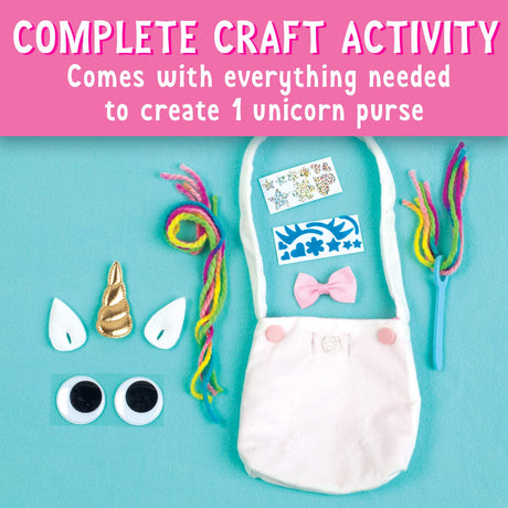 Creativity for Kids Unicorn Purse: DIY Craft - Unicorn Gifts & Girl Toys, Toddler Activities, Arts and Crafts for Girls Ages 4-5+ Creativity for Kids