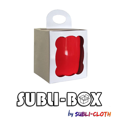 Subli-Box Cardboard Sublimation Blister for Mugs Pack 20 Units by Subli-Cloth