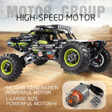 Mould King 18002 RC Climbing Car Building Kits for Boys, 1879 Pieces MOC Building Blocks 4X4 Off-Road Truck Model Sets, Stem Remote Control Car Bricks Toys for Kids Mould King