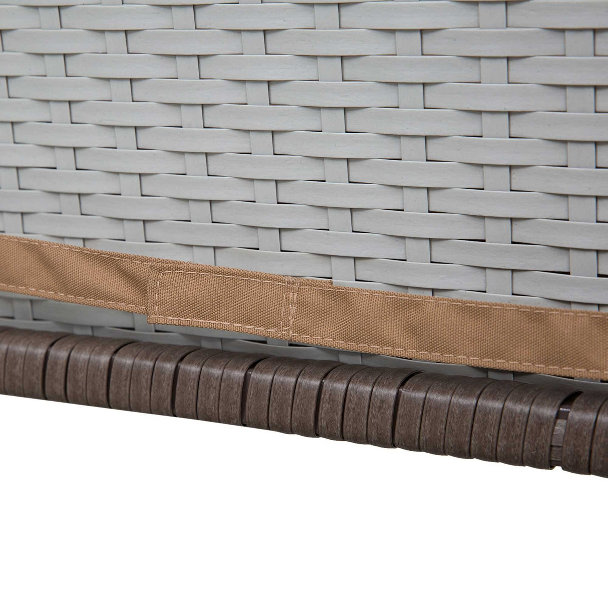 Outsunny 3 PCS Rattan Wicker Bar Set with Wood Grain Top Table and 2 Bar Stools for Outdoor, Patio, Poolside, Garden, Brown Outsunny