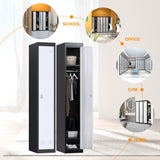 Metal Storage Cabinet Locker 1 Door for Pool Club Office Gym School Commercial Black (1 Door) Generic