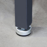 Seville Classics UltraHD Heavy Duty Commercial Lighted Workcenter w/Pegboard, 500 lbs. Weight Capacity for Garage, Warehouse, Workshop, Stainless Steel Top, Graphite, 48" W x 24" D x 65.5" H Seville Classics