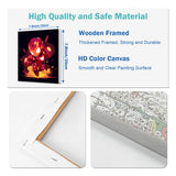 4 Pack Paint by Numbers Kit for Kids Paint by Number Kits Age 4-8 Painting Canvas for Kids Ages 8-12 Boys Framed Canvas Painting by Numbers Anime Drawing Kit Color by Numbers Kit for Kid 8x8 Inch AILIBUT