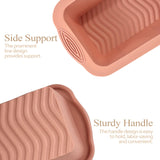Koolstuffs Silicone Bread Loaf Pan, 2 PCS Rectangular Non-Stick Baking Mold Pans for Oven, Bread, Cake, Easy Release Koolstuffs