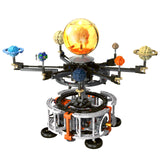 MOCBURIKU Solar System Building Set for Kids, STEM Toys with Rotatable Handle and Mechanical Gears, Space Toys for Home/School Science Learning, Birthday Gifts for Boys Girls Ages 6-12(1282pcs) MOCBURIKU