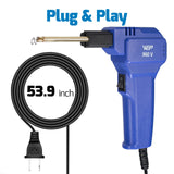 WEP 960-V Plastic Welder Kit 110V with LED Lights with 200 Hot Staples and Pliers for Car Bumper Plastic Welding, Plastic Gas Tank Repair, a Great Automotive Tools for Mechanics WEP