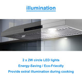 SNDOAS Range Hood 30 Inch Under Cabinet,Ductless Range Hoods with Touch Control,3-Venting Kitchen hood,Stainless Steel Vent Hood,Under Cabinet Range Hood 30 inch,Hood Vents for Kitchen 3 Speeds SNDOAS