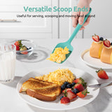 U-Taste Silicone Spatula Set with 600 Degrees Fahrenheit Heat Resistant (Teal/Aqua Sky) U-Taste