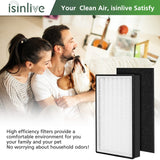 2 Pack A2 H13 HEPA Replacement Filter Compatible with 3M Filtrete Room Air Purifier Models FAP-C02-A2, FAP-C03-A2, FAP-T03-A2, Part # 1150101 isinlive