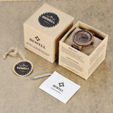 BEWELL Men/Womens Wooden Watch,Natural Handmade Minimalist Adjustable Wood Quartz Wristwatch BEWELL