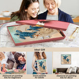 hill froeistung 5D Turtles Diamond Art Painting Kits for Adults,Starfish Diamond Art for Beginners, DIY Full Drill Beaches Diamond Art Painting(12X12 inch) hill froeistung